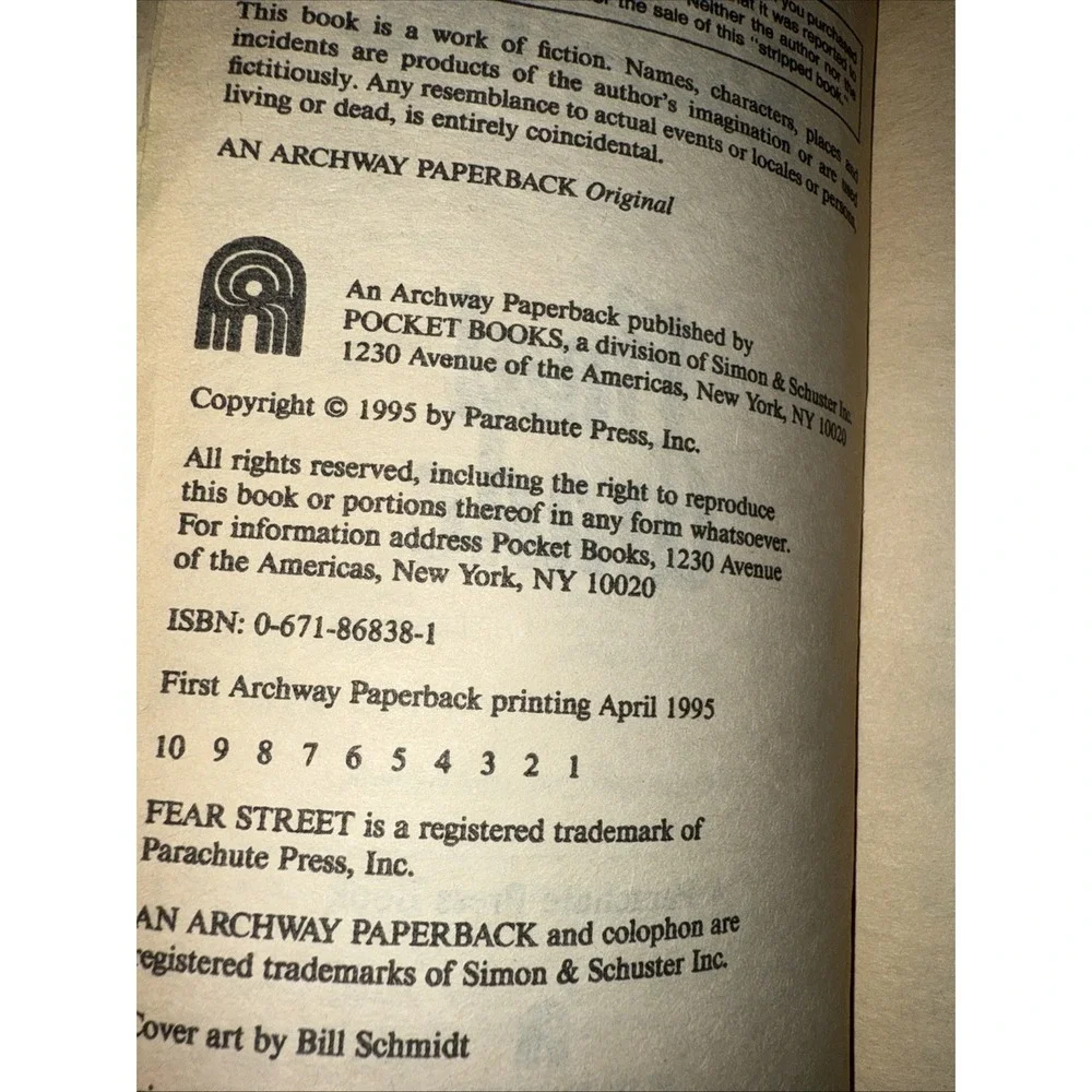 Final Grade by R.‎ L. Stine (1995, Mass Market) 1st Edition